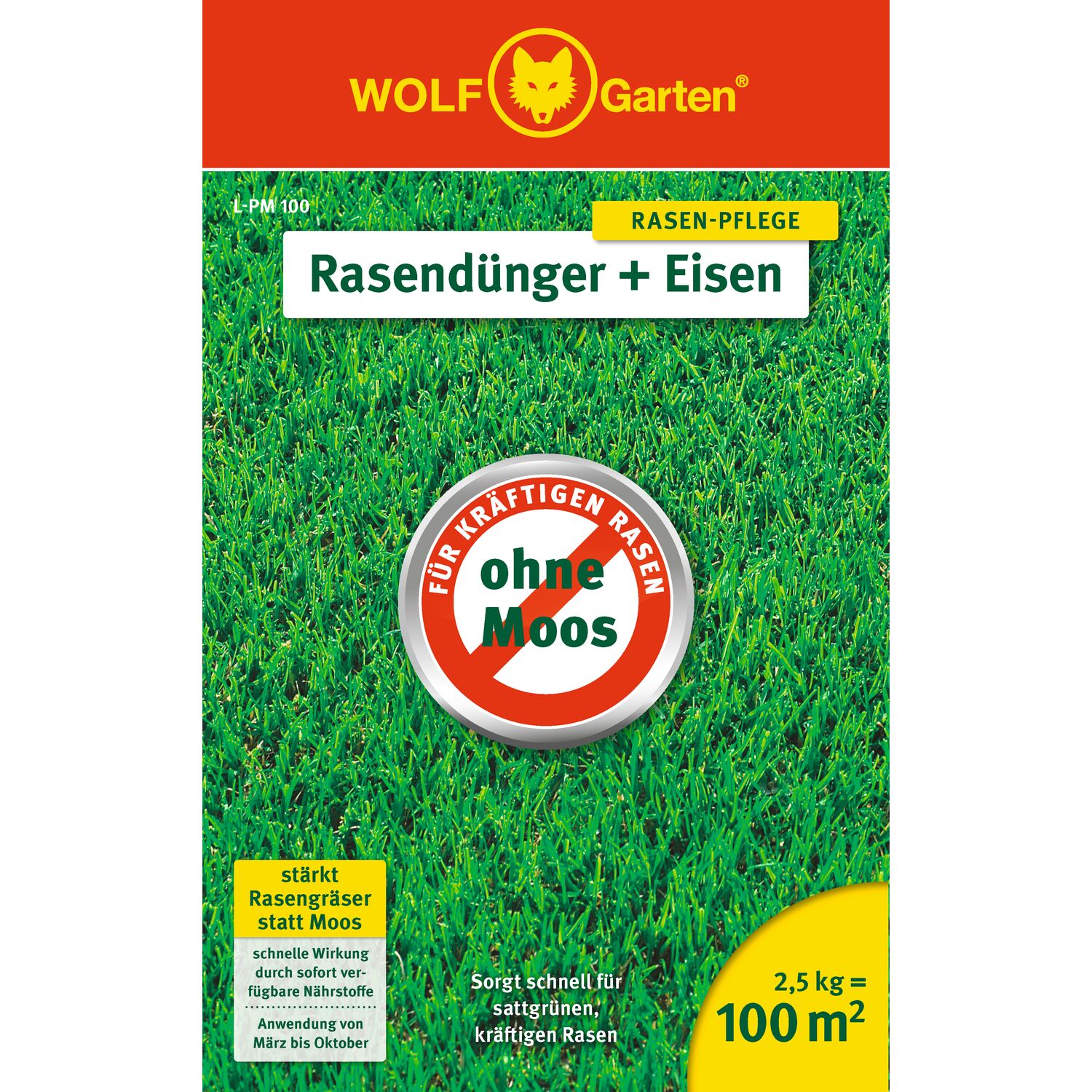 Packaging WOLF-Garten L-PM 100, front